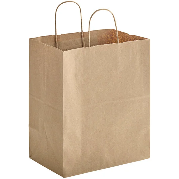 Paper Bags 10x7x12 Brown Twisted Handle