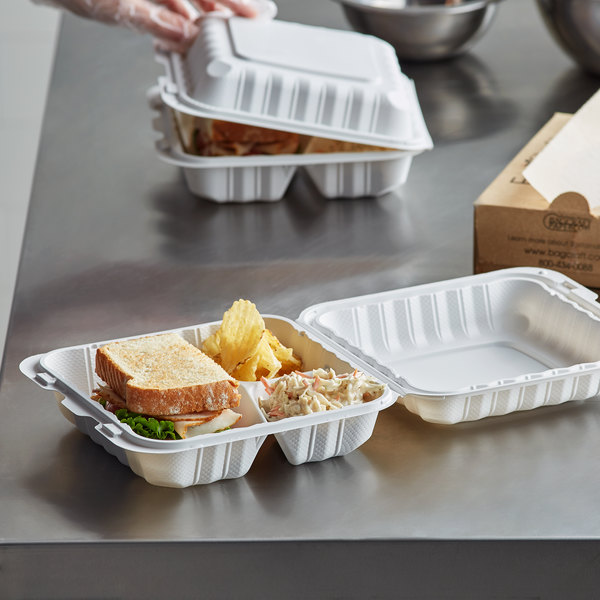 PP Hinged Container PP91 9"x9"x3 150pcs
