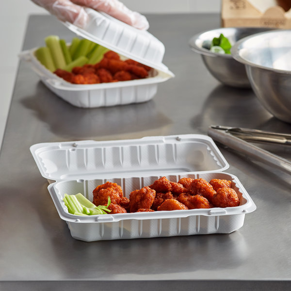PP Hinged Container PP206 9"x6"x3 150pcs