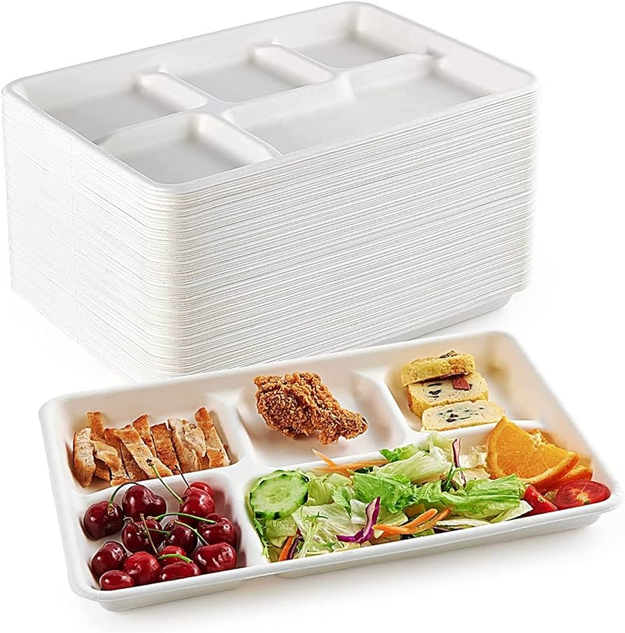 5 Comp Bagasse Plate 500/Case