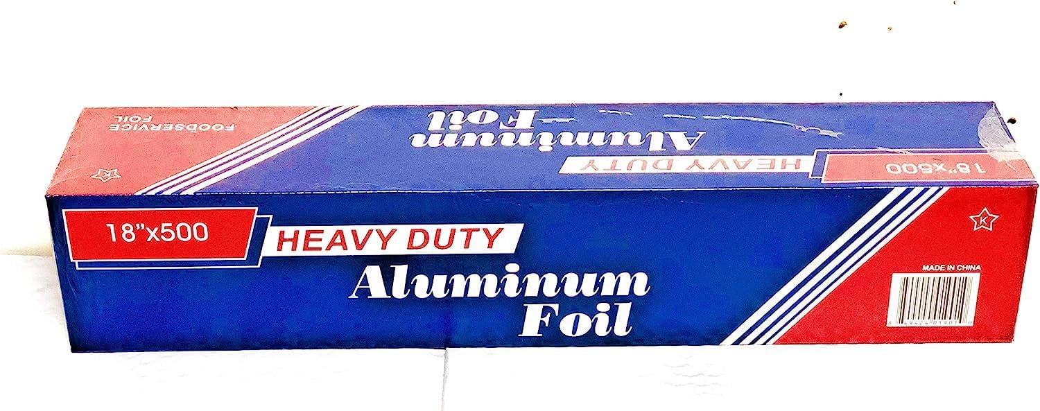 18" x 500' Aluminum Foil Roll Heavy Duty