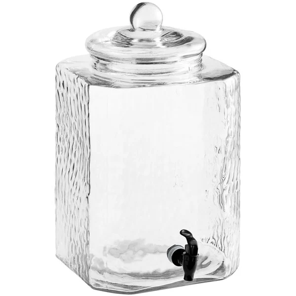 5 Gallon Glass Beverage Dispenser