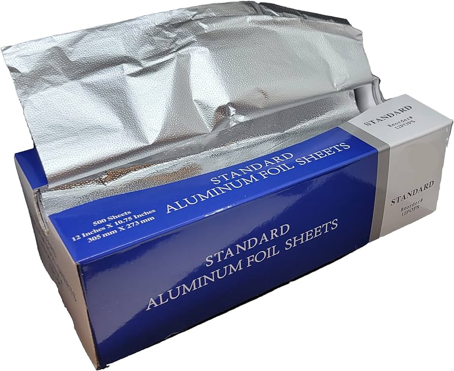 12" x 10.75" Pop Up Foil Sheets 200/pk 12/cs